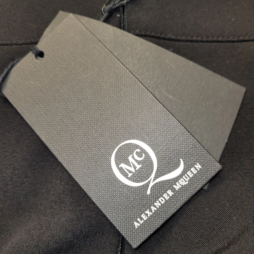 Alexander McQueen Black Pencil Zip around Skirt Size 38 EU 8 US